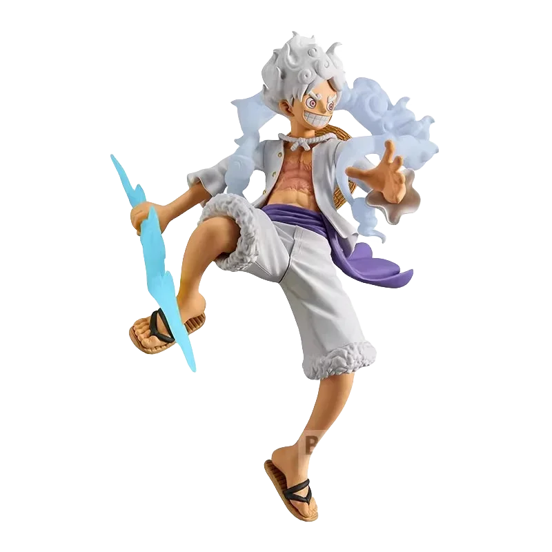 Genuino Bandai ONE PIECE DXF The Grandline Series Extra Rufy Gear 5 Nika Anime Action Model Figure Regalo per Giocattoli Hobby Bambini