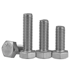 전체 나사 외부 육각 머리 나사 M1.6 M2 M2.5 M3 304 스테인레스 스틸 외부 육각 볼트 길이 3mm-50mm