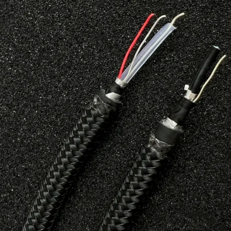 Hi-end Dragon RCA Cable 2RCA do 2RCA Signal Line Pure Silver Conductor HiFi Audio Interconnect Signal Cable with Packaging Box