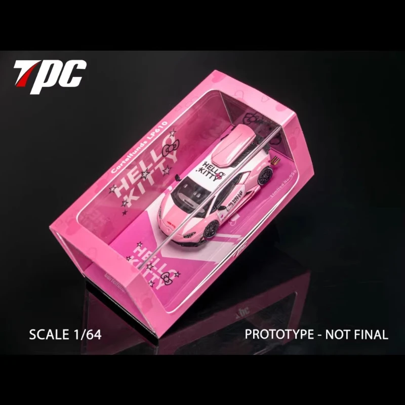 modele-de-vehicule-miniature-en-alliage-1-64-lp610-vache-bebe-modifiee-en-rose-assemble-ideal-pour-collection