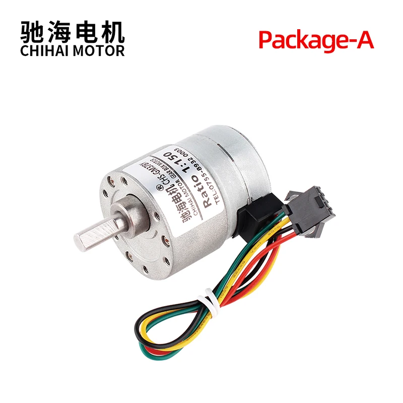 CHS-37BY 37mm DC 12V 2Phase 30ohm Ratio 30/50/100 Mini Geared Stepper 37BY Motor For 3D print