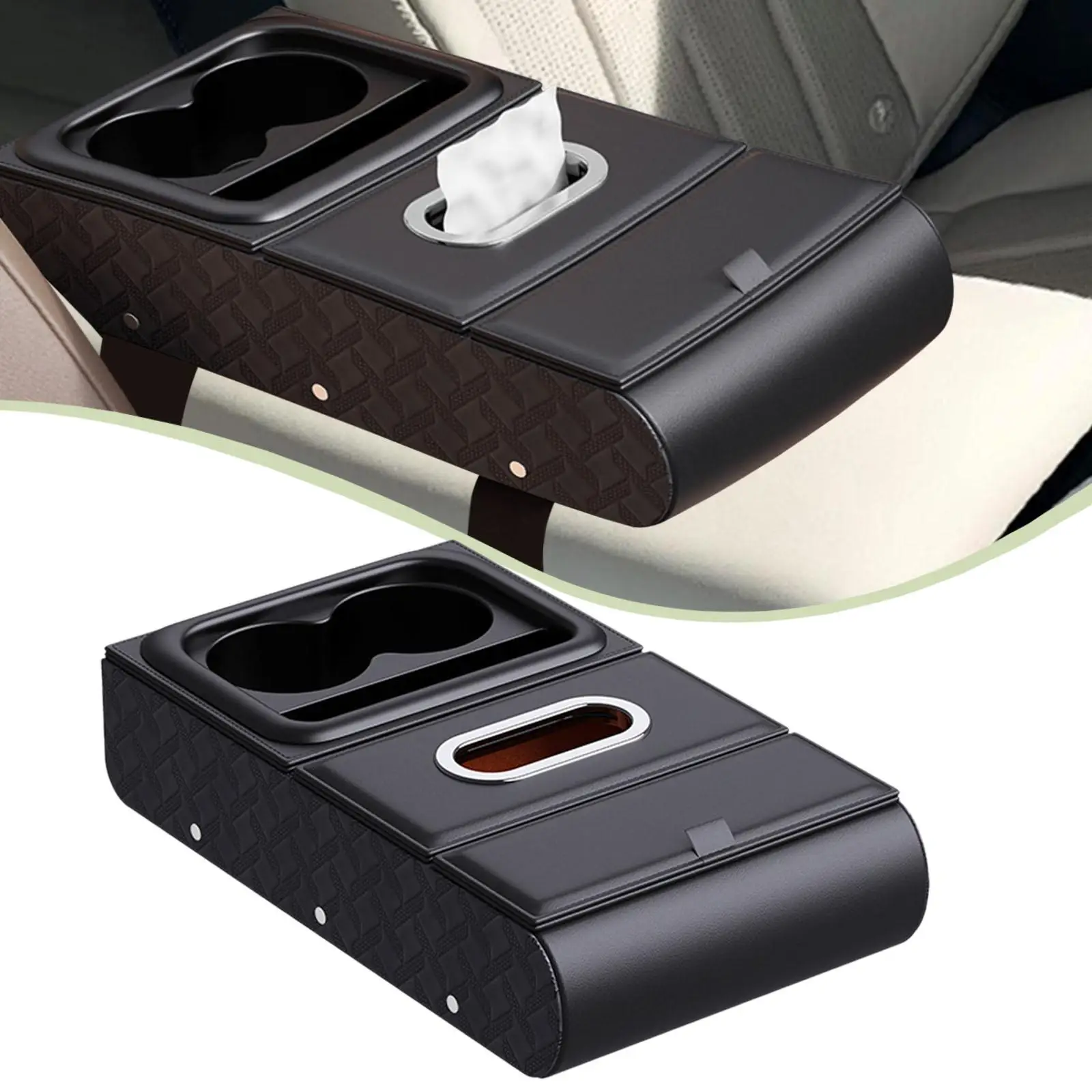 

Ящик для хранения автомобильного подлокотника, система отделения, износостойкий, водонепроницаемый органайзер, держатель для чашки, чехол для подлокотника для грузовика