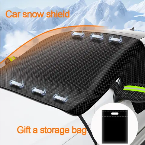 Winter Snow For Protection And Windbreak Magnetic Anti Freeze Shatterproof Car Windshield Cover Auto Vehicle Exterior Accessorie