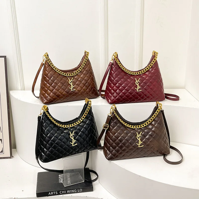 

Новинка 2023 года, женская сумка из мягкой кожи, сумка через плечо, легкая сумка через плечо с несколькими карманами, повседневная шикарная повседневная эстетичная сумка