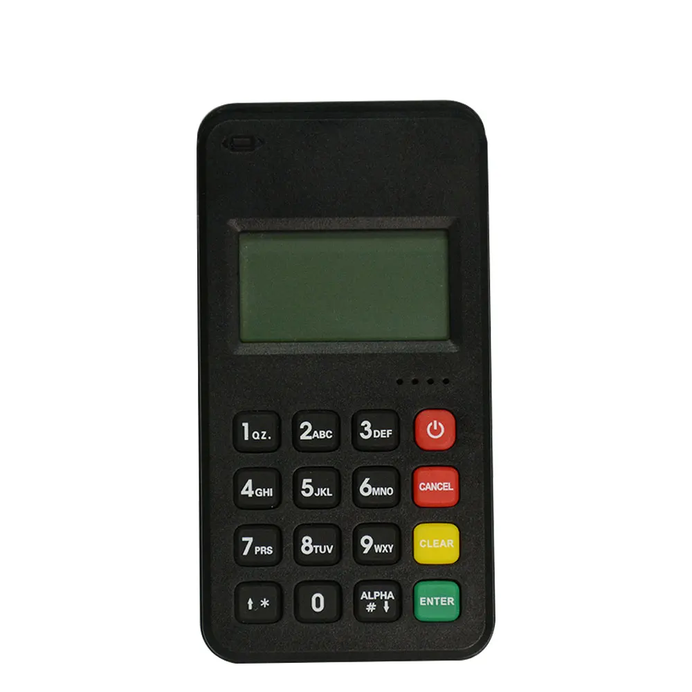 Bluetooth EMV PCI Contactless NFC Android Mpos with Pinpad for Bank Card payment transaction (M6 Plus)