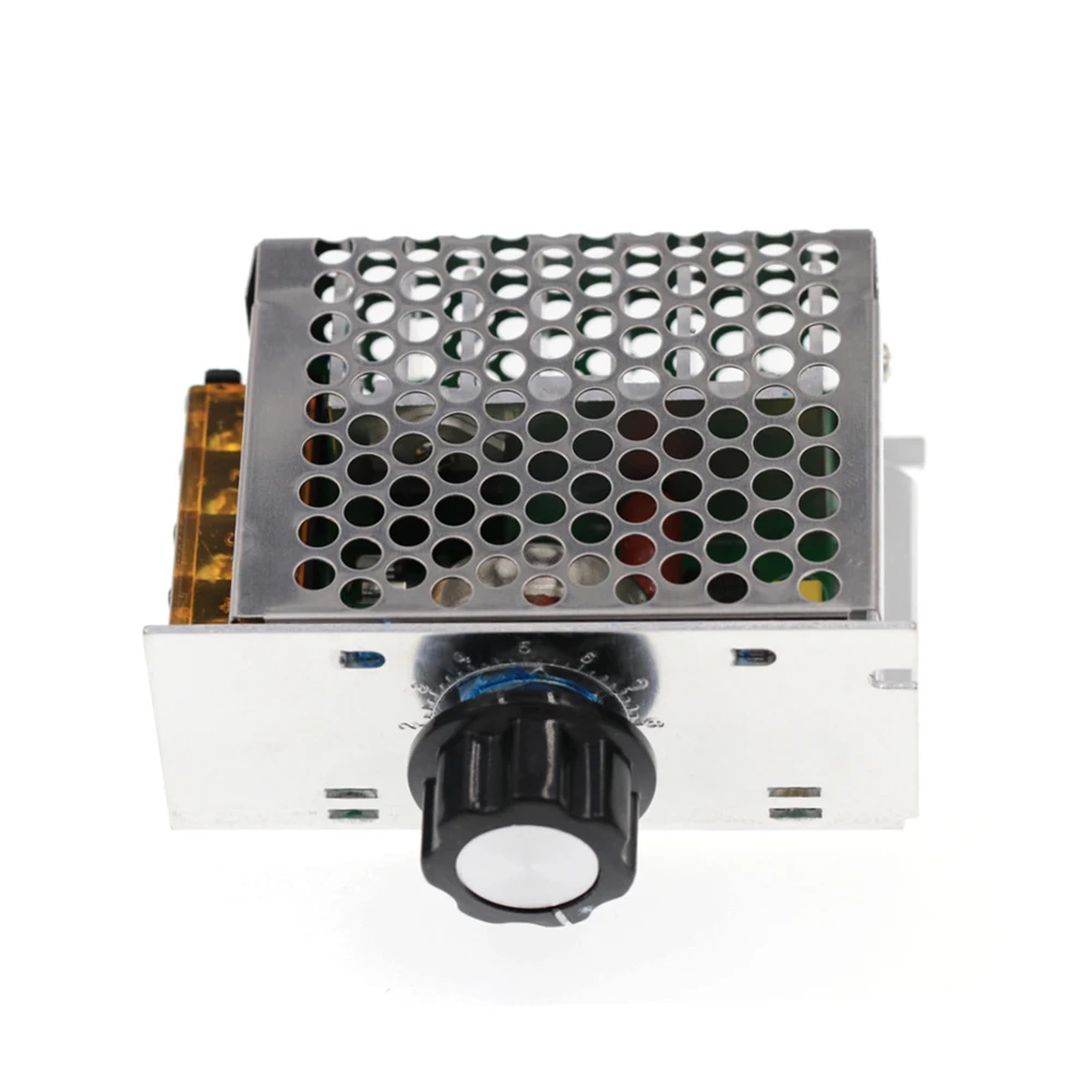 AC 220V 4000W SCR Voltage Regulator Motor Speed Controller Temperature Dimmer Governor for Home/Industrial Enterprises