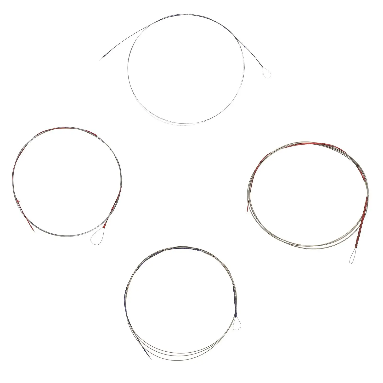 

4Pcs Liuqin String Set High Quality Alloy Material Easy to Replace Musical Instrument Accessories Liu-chin Parts