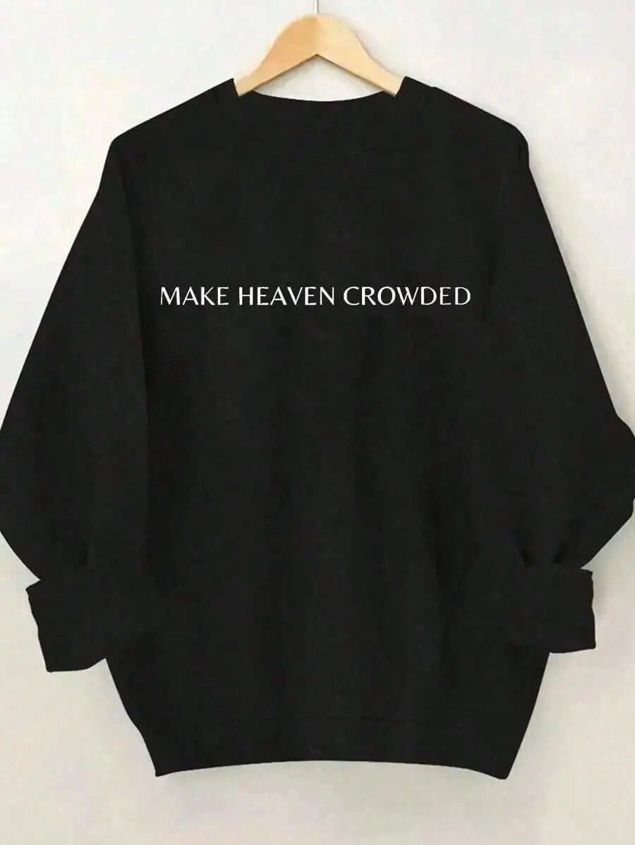 

Унисекс-свитшот свободного кроя из хлопковой смеси с круглым вырезом и ярким буквенным принтом