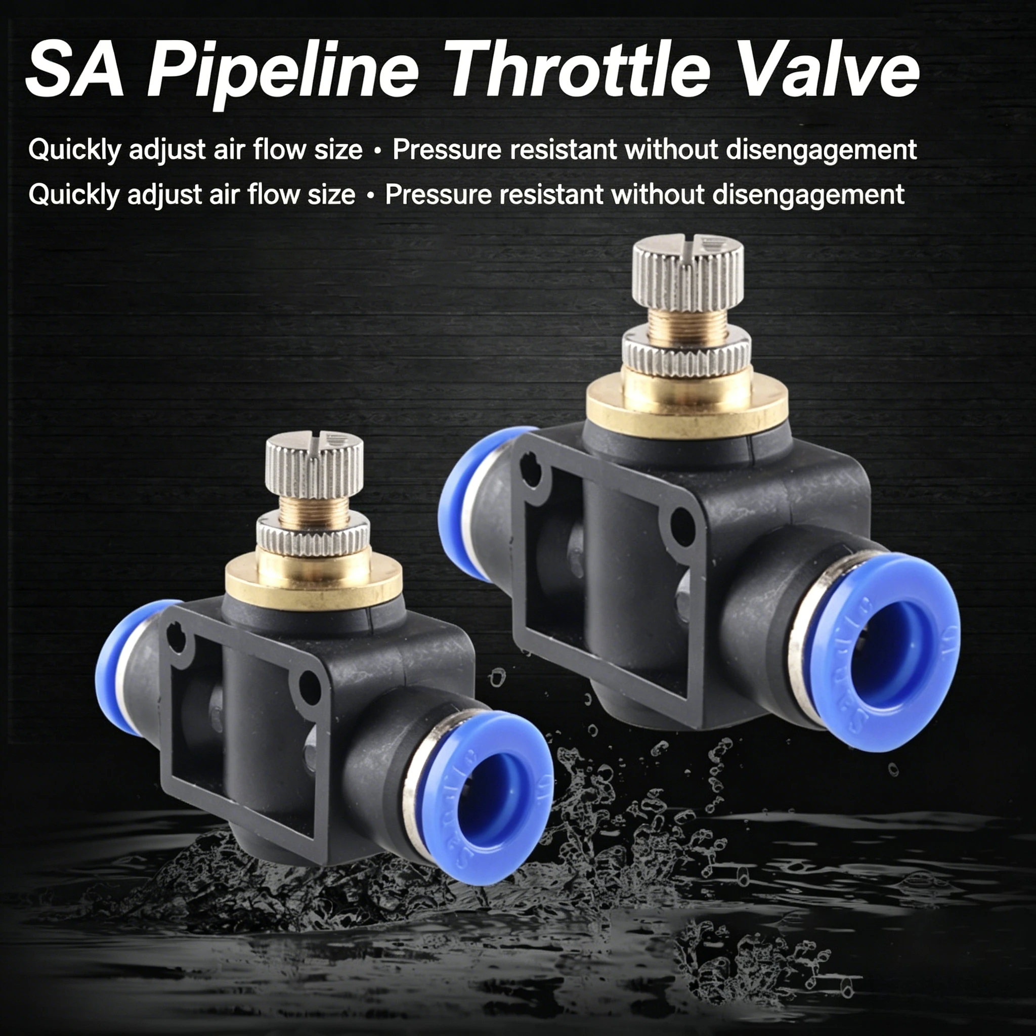 20/50/100PCS SA Pneumatic Quick Connector Cylinder Pressure Regulating Valve Trachea Quick Change Quick Plug