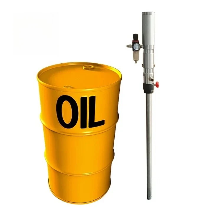 1000L Air Operated Mobile Lubrication Drum Dispensing Pneumaitc Oil Pump Kit 4