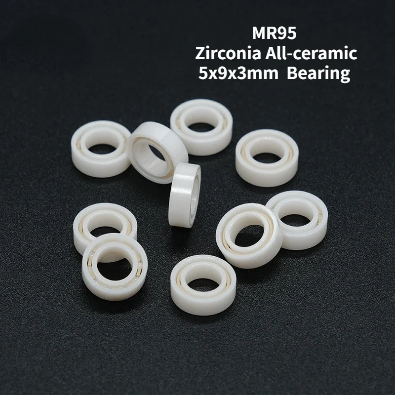 

MR95 Цирконий Цельнокерамические рыболовные снасти 5x9x3 мм Длинный бросок Модифицированный подшипник с защитой от морской воды