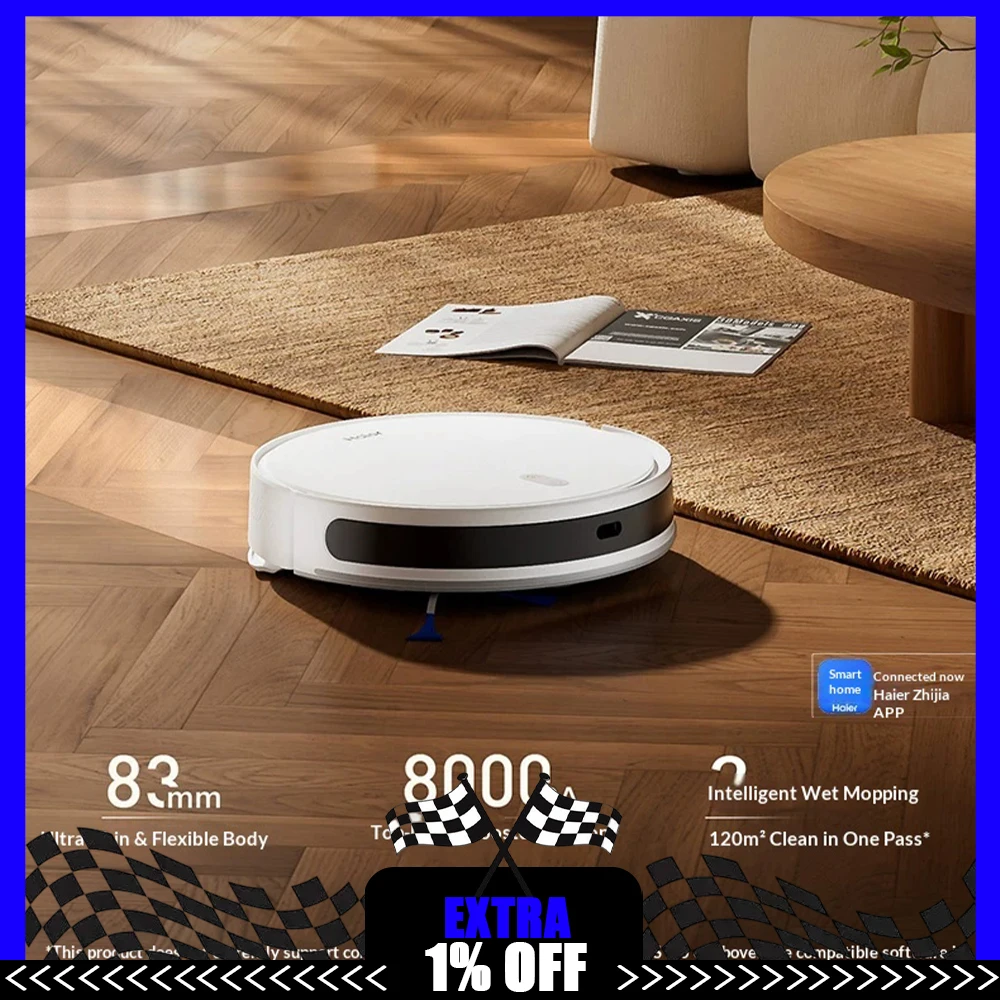 HAIER T1 Sweeping Robot Vacuum Intelligent ultra-thin sweeping and sucking all-in-one machine automatic Robot Vacuum Cleaner