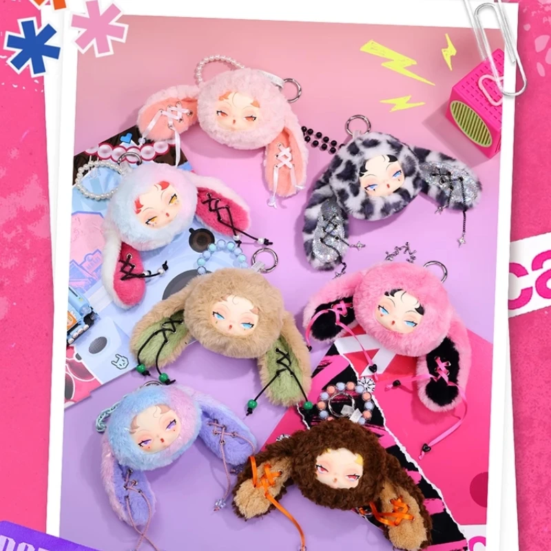 Nami Twinkle Bunny Bag Blind Box Series Portachiavi con ciondolo Volto in vinile Scatola misteriosa Anime Action Figures Giocattoli Peluche alla moda Regali