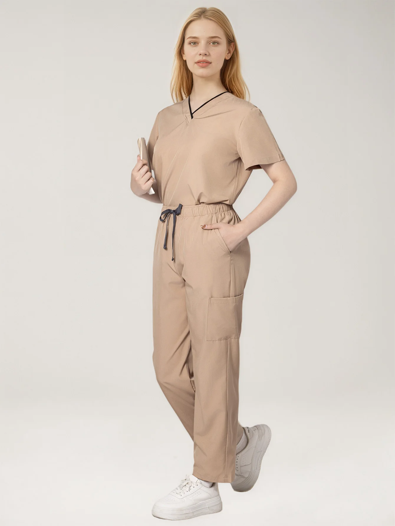 Frauen Krankenschwester Uniform Sets SPA Schönheit Salon Medica Uniform Veterinär Arzt Zahnarzt Arbeitskleidung Peeling Pflege Gesundheitswesen Scrubs Anzug