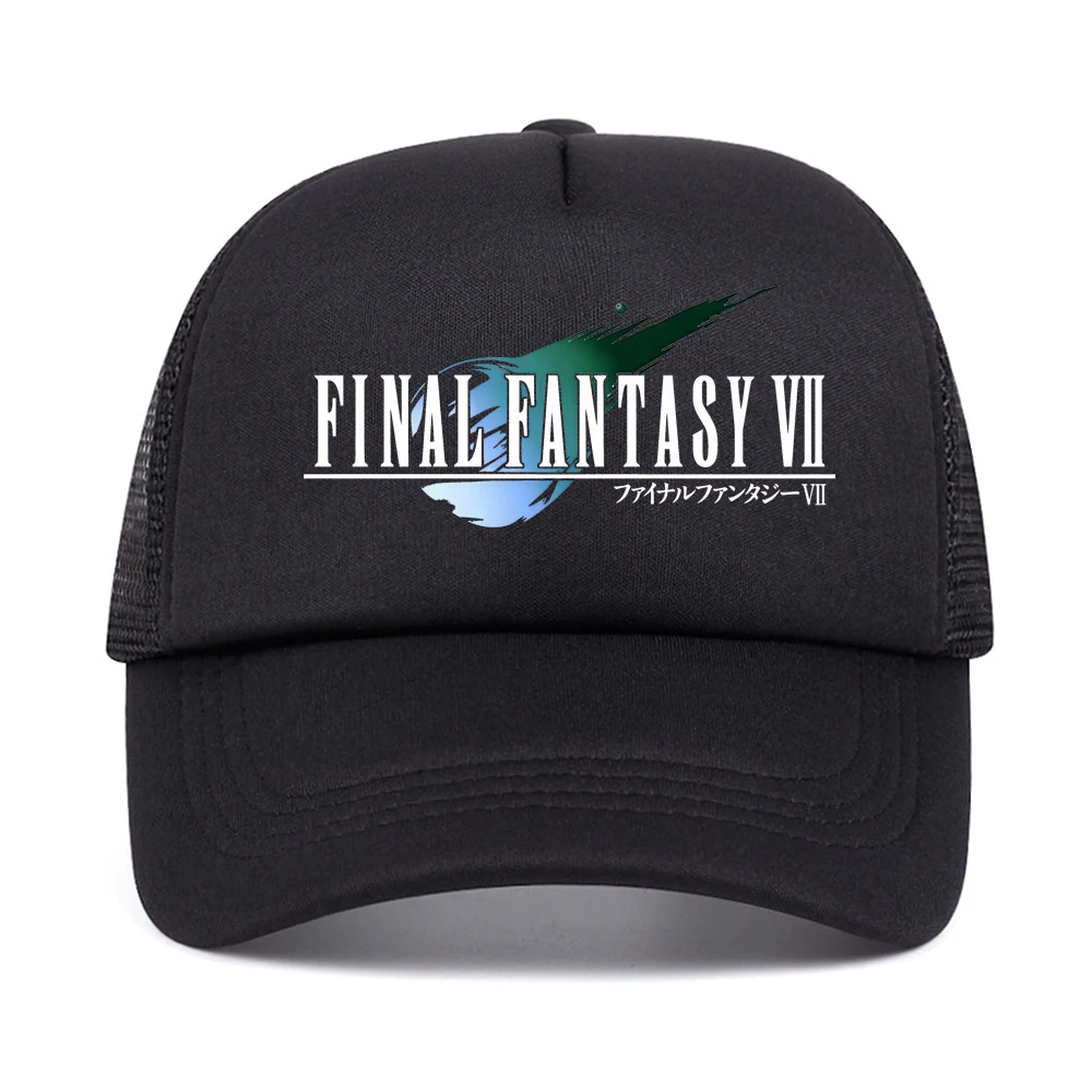 Final Fantasy VII FF7 Merch Baseball Cap Men Women Casual Funny Video Games Caps Hat Adjustable mesh Trucker Hats