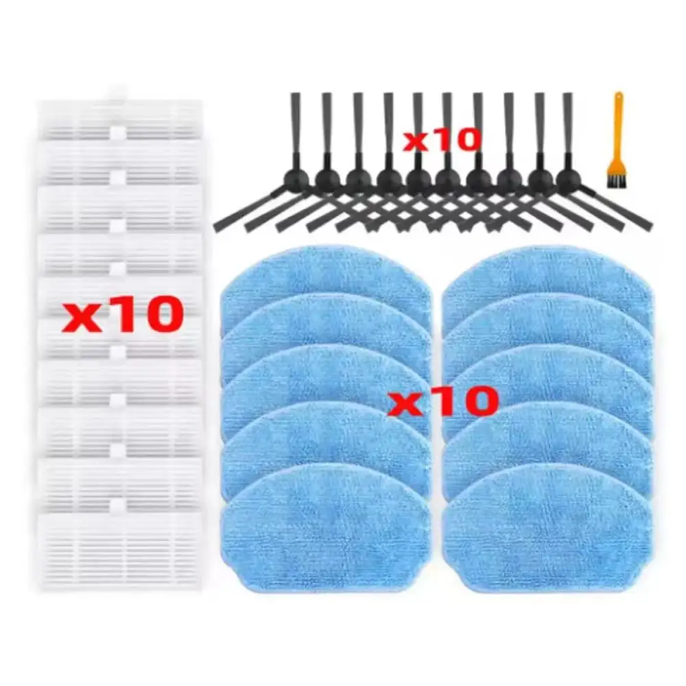 Maintenance Parts For Cecotec Conga 999 Origin Genesis X Treme Robot Vacuum Cleaner Filter Brush Mopping Cloth Spare Kit