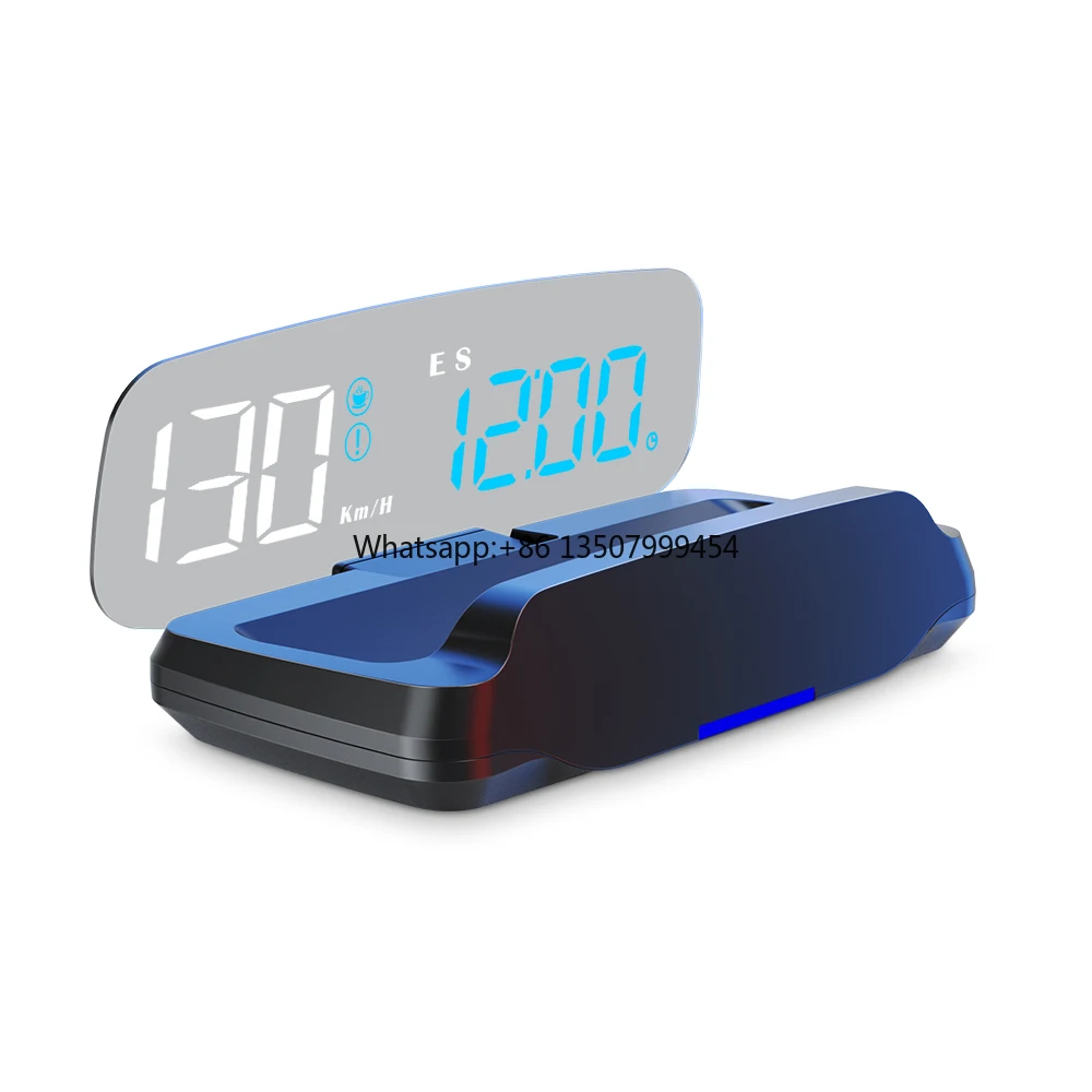 

Universal Newest 5.2Inch Screen Smart Gauge Speedometer HUD C7 Fits for All Car Model Displays Driving Data