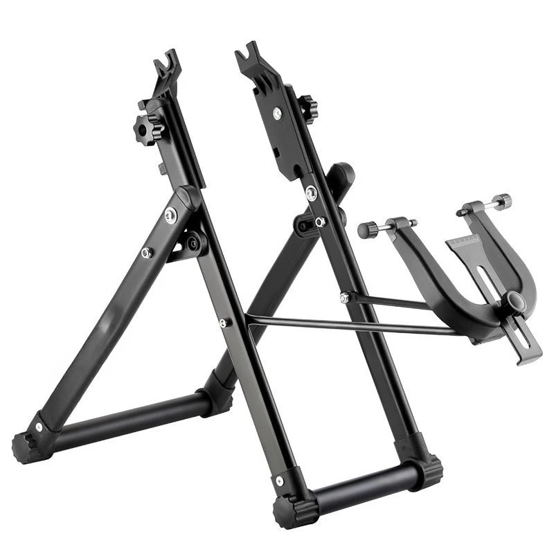 Folding bicycle rim table Repair tool Mountain bike corrector Bicycle wheel hub aligner