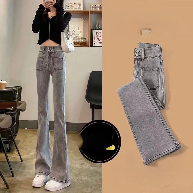 

Thicken Velvet Women High Waist Skinny Jeans Female Simple Fleece Warm Slim Fit Stretch Ladies Casual Denim Pencil Pants G355