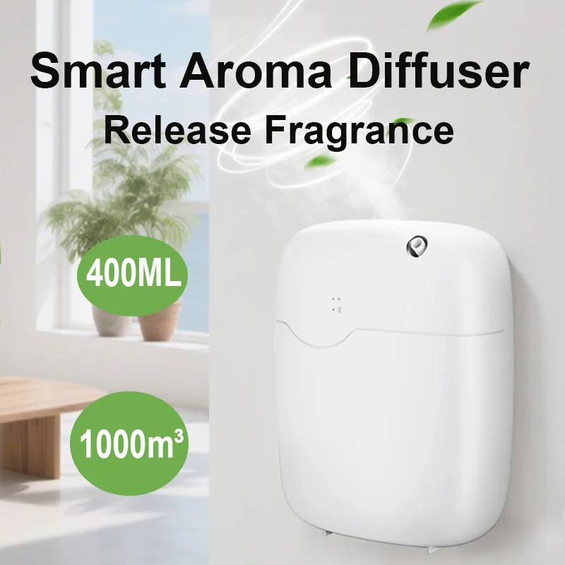 NAMSTE Fragrance Diffuser 400ML Aromatic Oil Diffuser Electric Home Air Freshener Machine Wall Hanging Essential Oil Diffusers