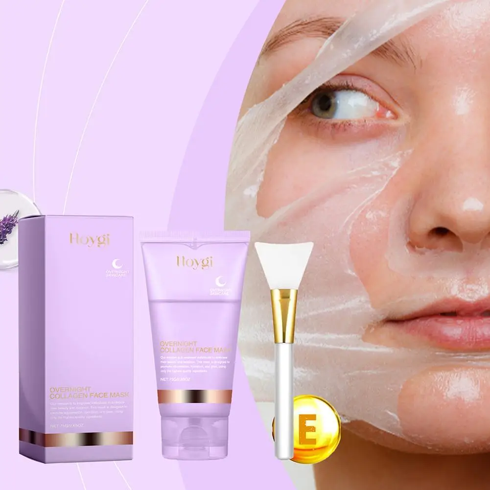 Masque hydratant au collagène pour le visage, soin de la peau, anti-rides, raffermissant