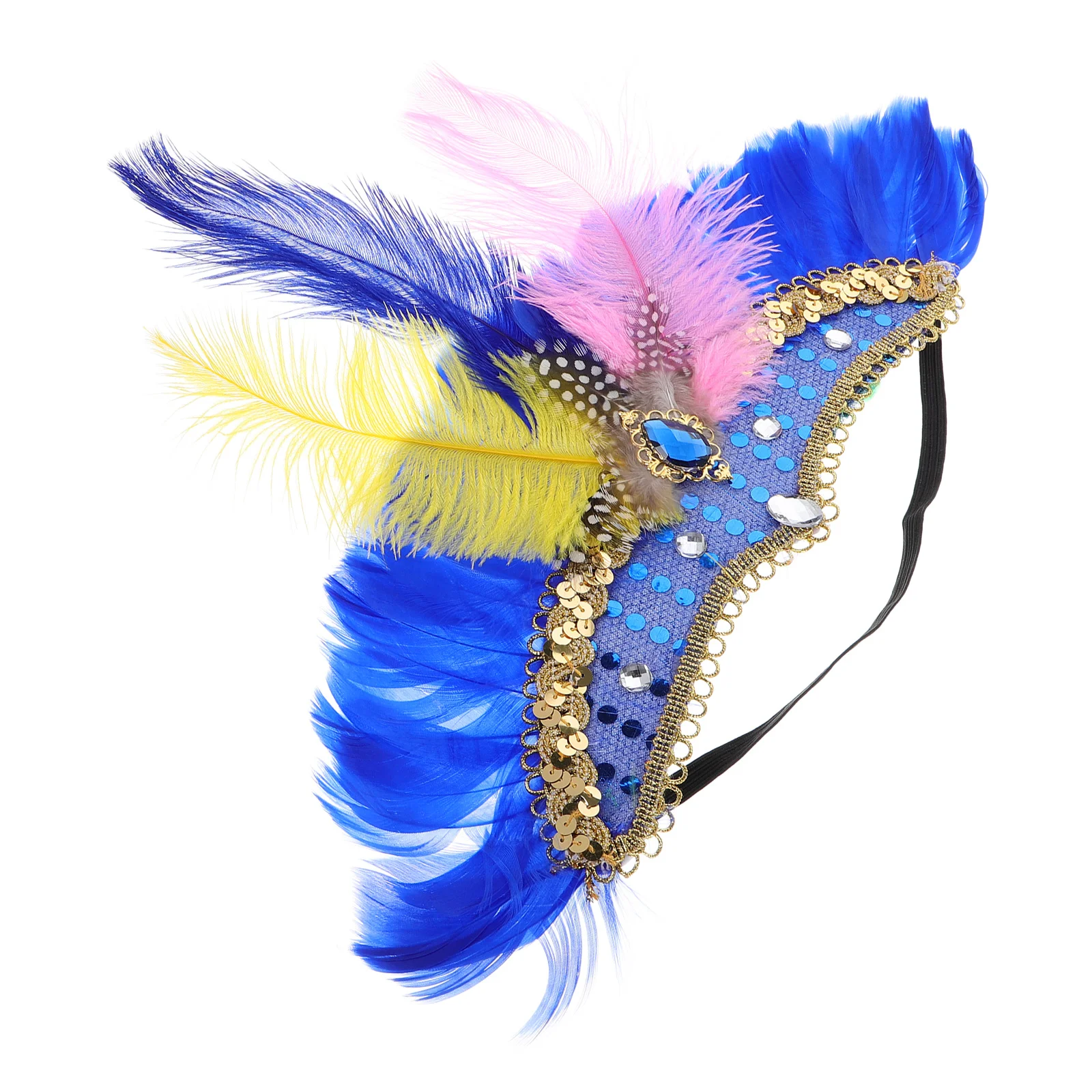 

Headband Unique Halloween Christmas Headpiece Lightweight Comfortable Adjustable Fit for Carnival Mardi Gras Tea Party