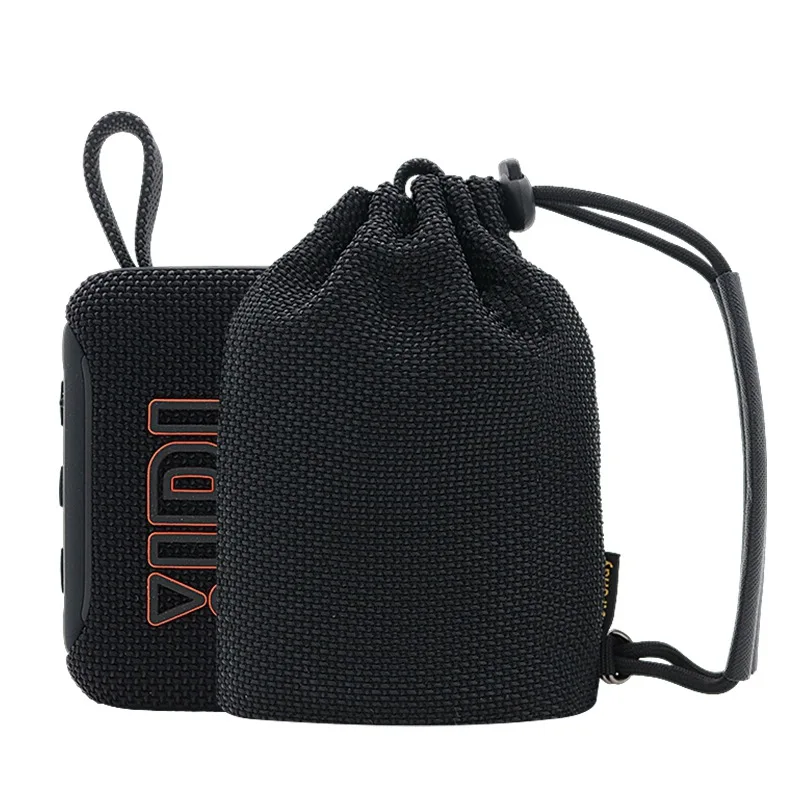 

For JBL GO5 Bluetooth Speaker Carrying Pouch Sound Permeable Nylon Mesh Drawstring Portable Travel Bag