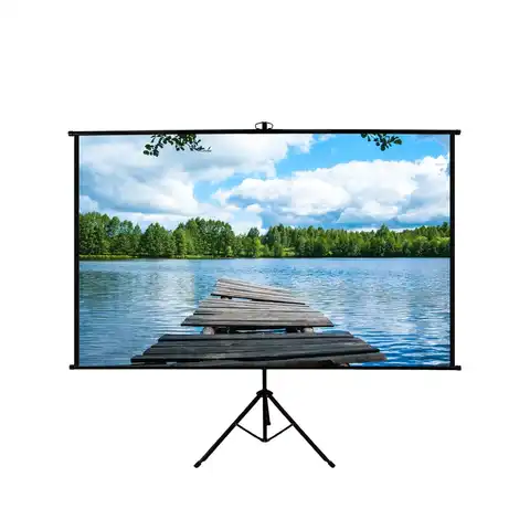 엑스젠 100인치 4:3 족자스크린 삼각대 세트 빔프로젝터스크린 프로젝터스크린 빔스크린 Projector Screen Best5
