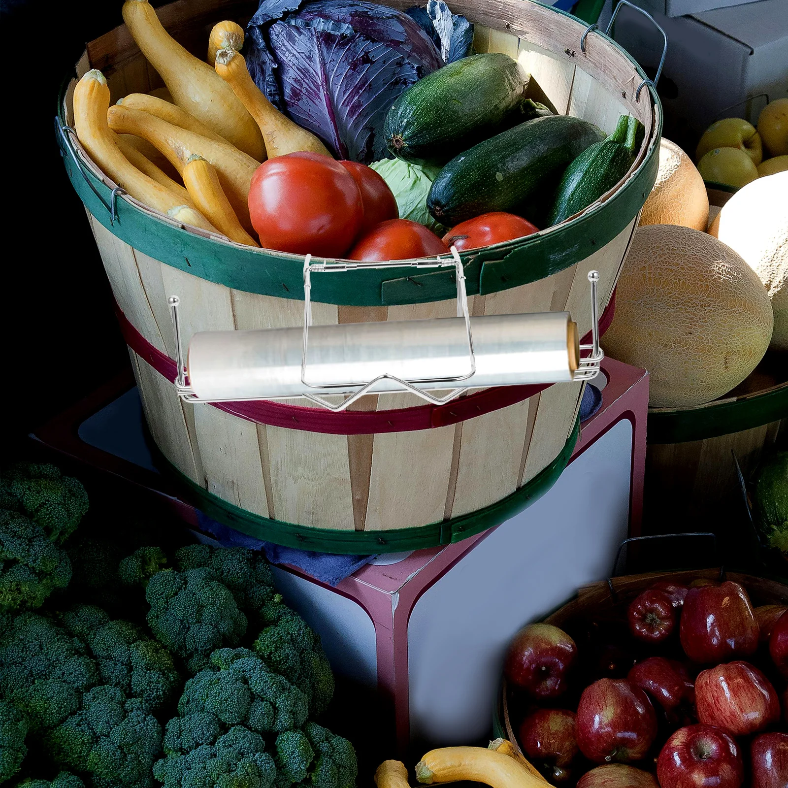 

Кронштейн из нержавеющей стали, держатель для продуктовых пакетов, диспенсер для покупок в супермаркете, портативные держатели, пластиковый держатель для рулонов пакетов, отрывные пакеты