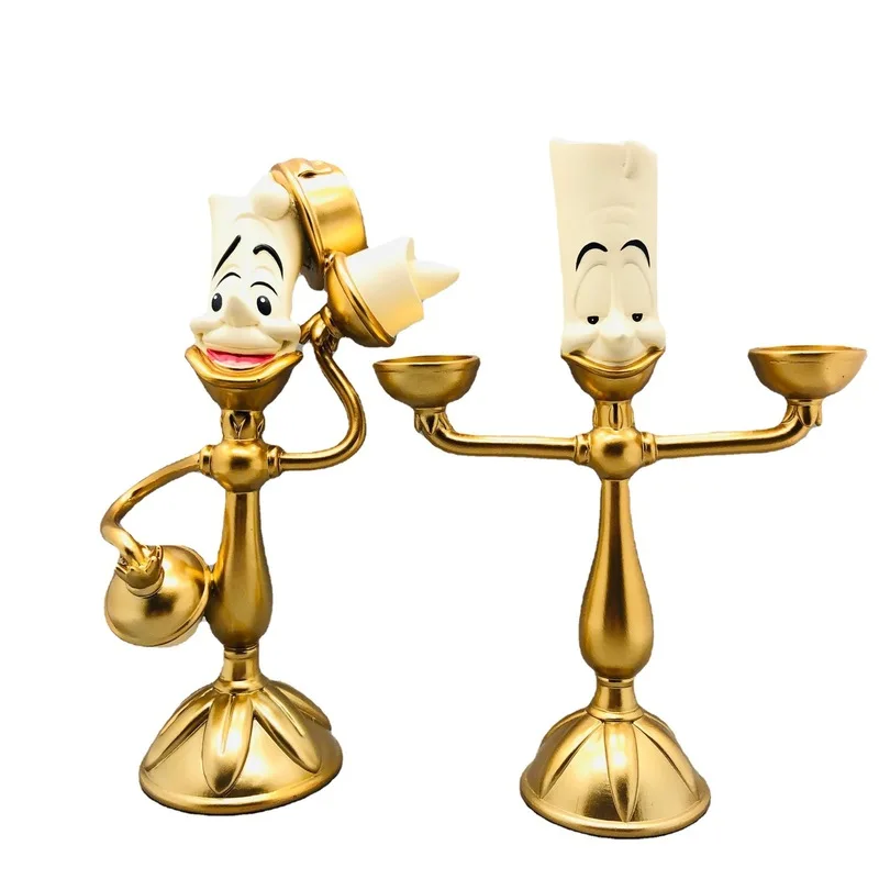 Disney Beauty And The Beast Cogsworth Mr Clock 24cm Action Figure Figurine Collection Decoration Toys Pvc Model Christmas Gifts