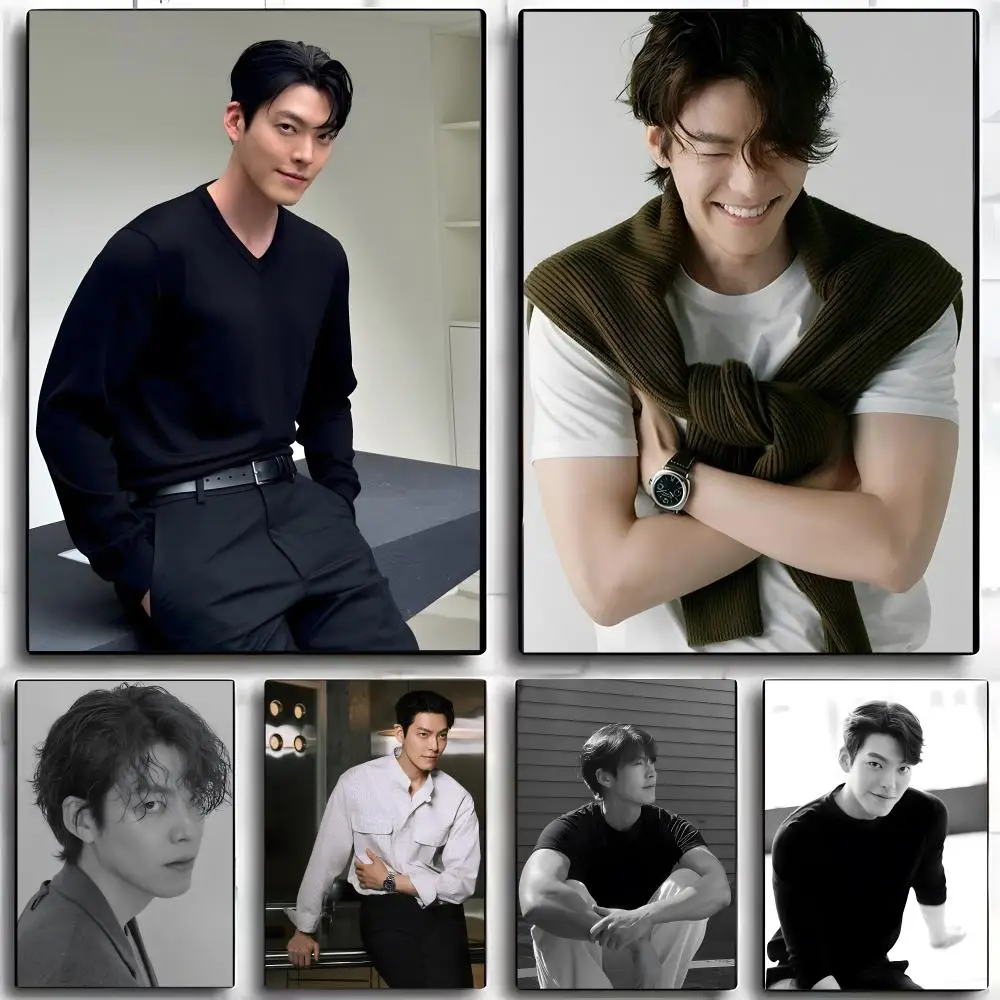 Actor K-Kim W-Woo B-Bin Poster Wall Art Print Art Suitable for Living Room Bedroom Bar Parlor Home Decor Gift