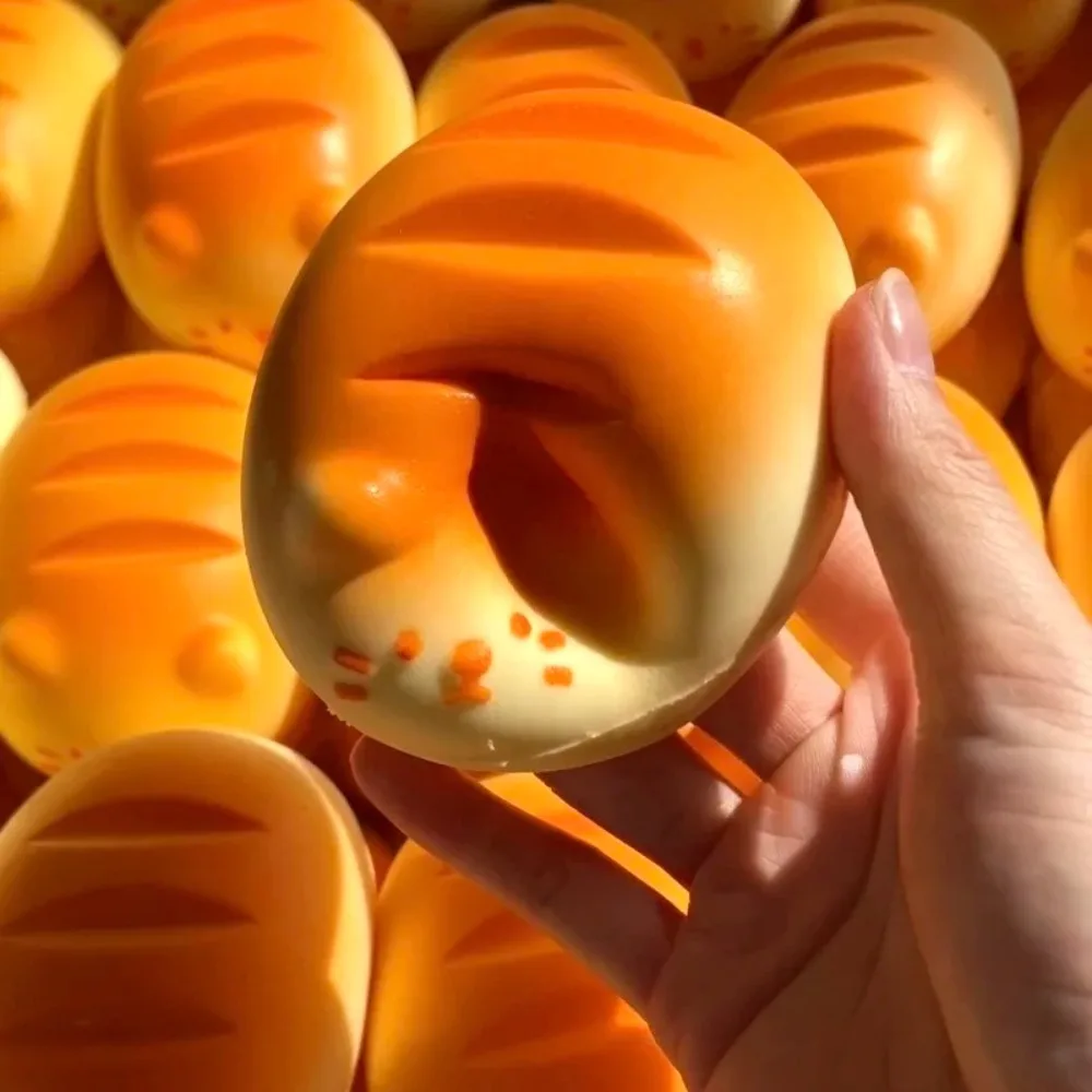 Squishy simulé chat pain presser jouet doux soulagement du stress lente augmentation sensorielle Fidget pour l'anxiété tdah autisme cadeaux pour les enfants
