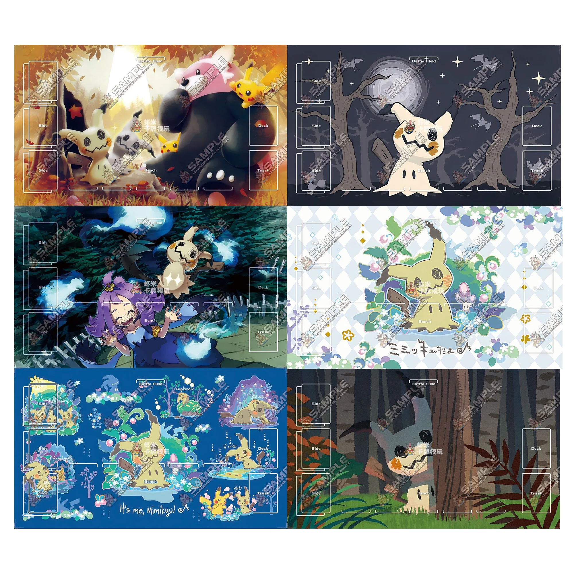 

600X350X2 мм Diy Ptcg Mimikyu милый боевой коврик для карточек Mimikyu одиночный игровой настольный игровой дуэль пластина боевой коврик подарочные игрушки