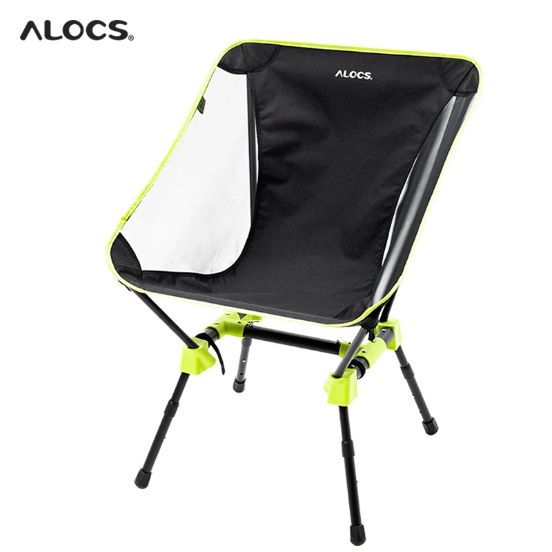 ALOCS Portable Folding Chair For Outdoor Picnic Camping Hiking Picnic Beach Fishing wigh Carry Bag