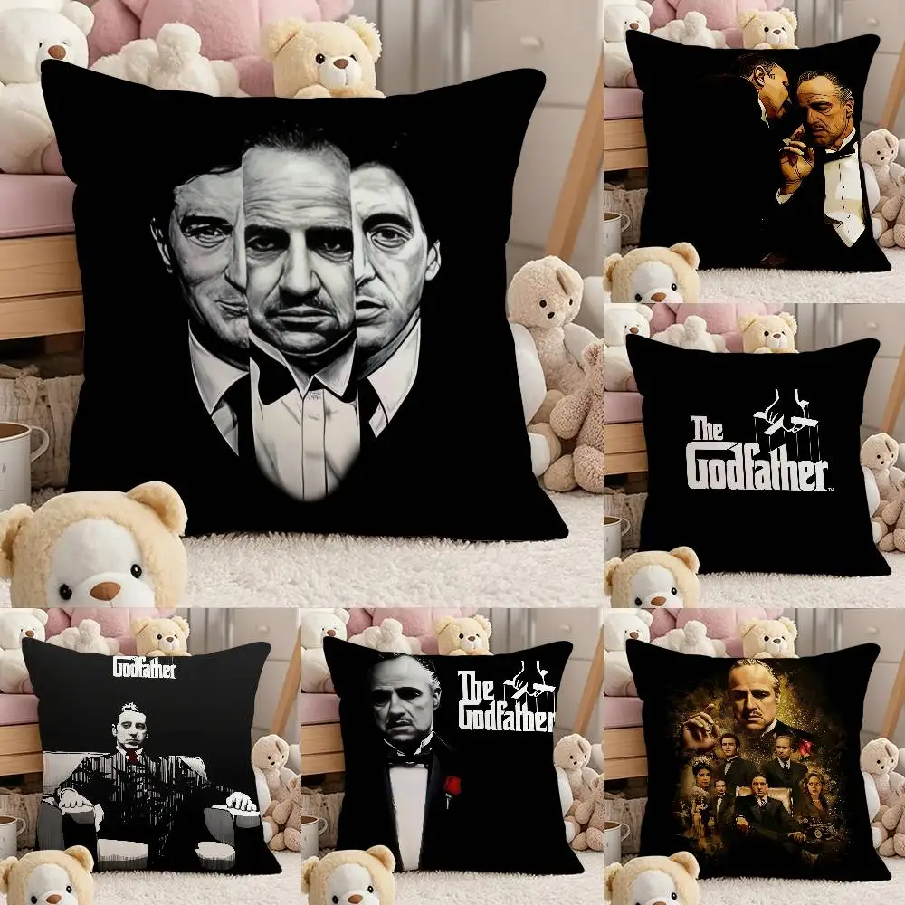 

The G-Godfather Movie Pillow Case Comfort Sofa Bed Silky Elegant Invisible Zipper Custom Decorative Cushion Cover