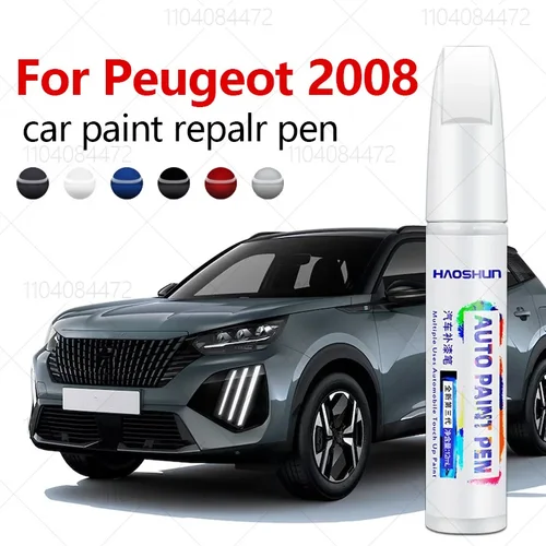 Imagen 1 del producto Para Peugeot 2008 2013-2025 P21 P54 pluma de reparación de pintura removedor de arañazos DIY accesorios para automóviles negro blanco gris azul naranja