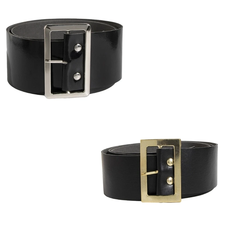 

Santa Belt Wide Waist Belt for Stage Performances Halloween Fancy Dress Costume F3MD