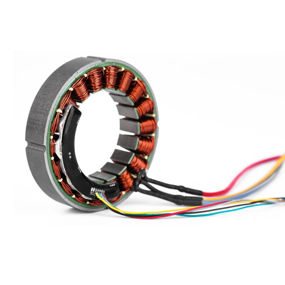 Stator de laminação CubeMars RI80 sem moldura Bldc 48V Inrunner Bldc Robot Joint Arm Motor de torque