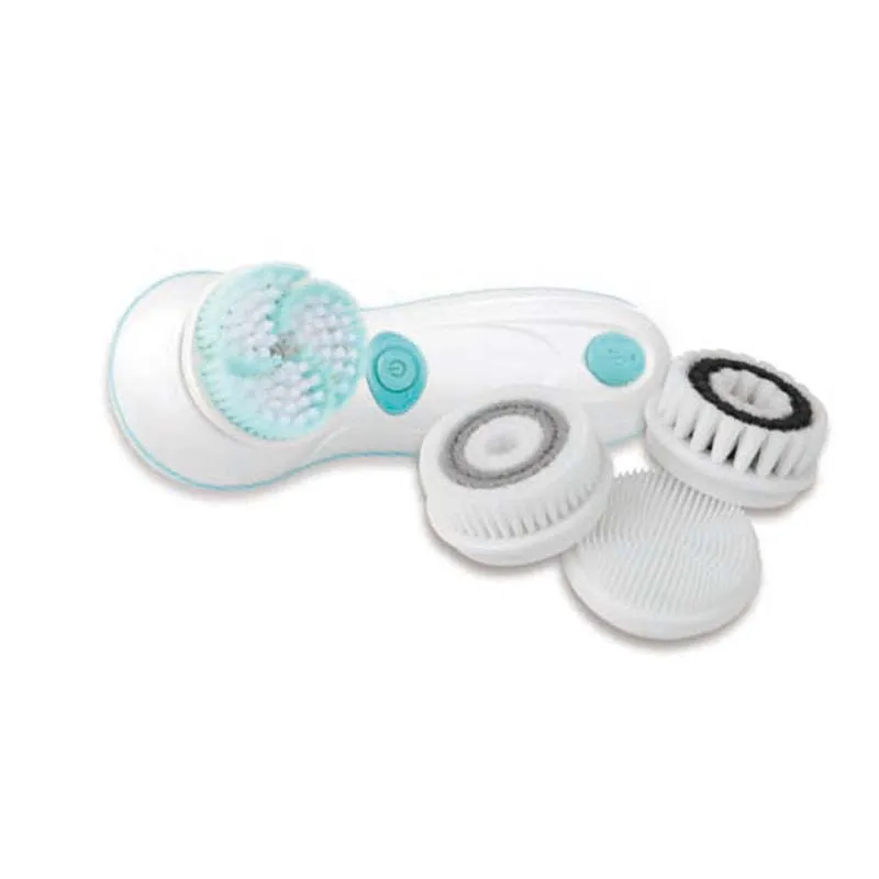 فرشاة تنظيف الوجه 4 في 1، منظف الوجه الكهربائي، ماكينة غسيل سبا للعناية بالبشرة، مدلك تنظيف الرؤوس السوداء #4