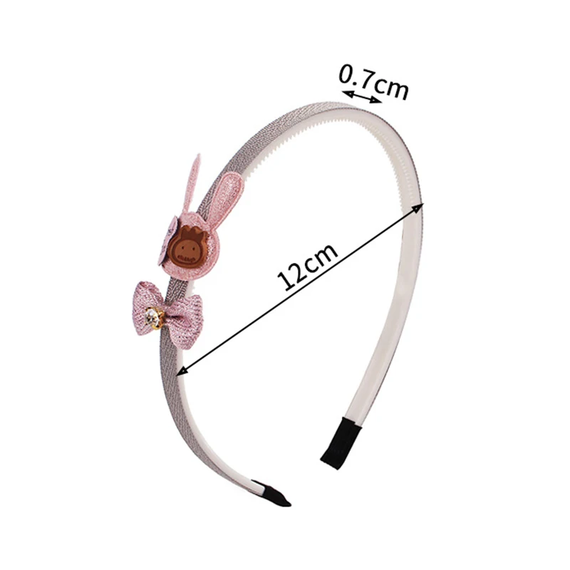 1Pcs Children Cute Colors Bowtie Cartoon Hair Hoop Hairbands Girls Lovely Bow Ears Headbands Kids Hair Accessories Hair Bands