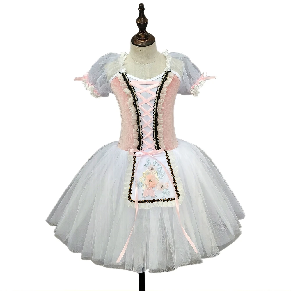 Children's Ballet Skirt Girls' Dance Skirt Campus Dance Program Ballet Dancer Costume Stage Collective Performance Costume