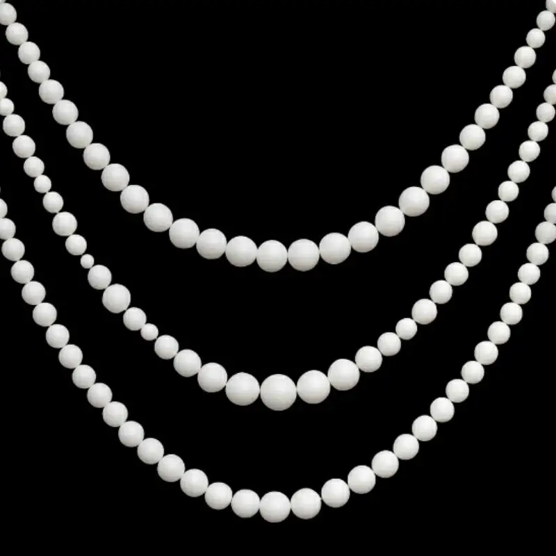 Pearl Foam String Ball Screen Background Cloth Decor Wedding Party Shopping Mall Window Background Wall Sign in Pendant Props