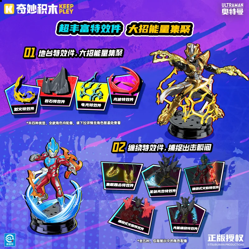 Keeppley New Ultraman ZERO MYSTERY BOXES Unlimited Edition