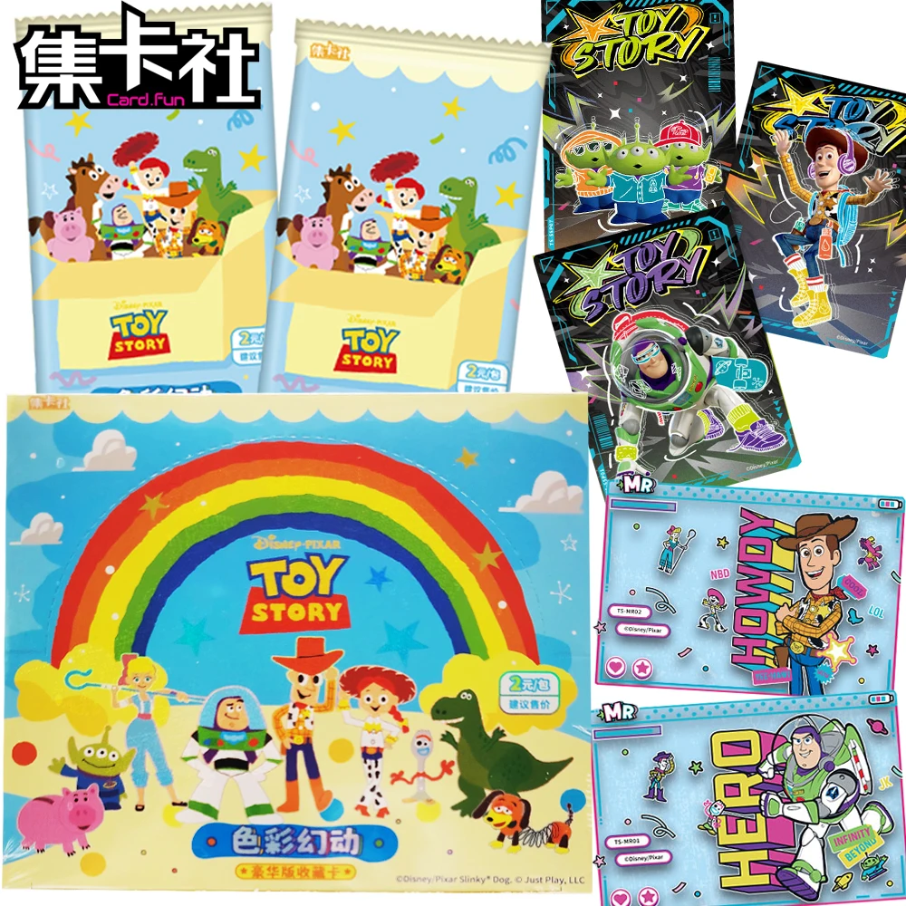 

New CARD.FUN Disney Toy Story Collection Cards Buzz Lightyear Jessie Q-version Exclusive Cute Character Cards Xmas Gifts Toys