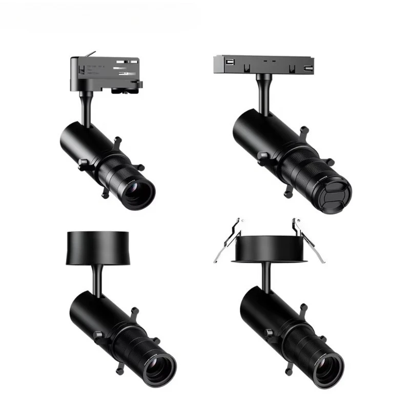 10W 20W 30W 35w Scalable Track Lighting Focusing Cob Moldable Museum Projector Stage Diode Track