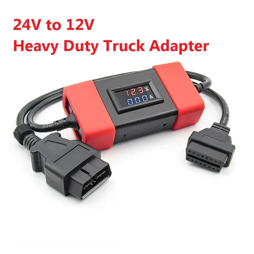 Las mejores herramientas de Cable conector adaptador diésel para camiones de alta resistencia de 24V a 12V para el escáner Thinkdiag OBD2 para convertidor de camión de lanzamiento