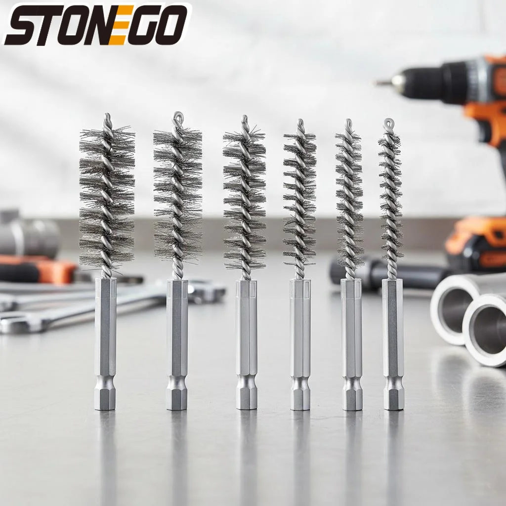 

Набор из 6 насадок-щеток из нержавеющей стали для дрели, инструмент для удаления ржавчины, аксессуары для электроинструментов