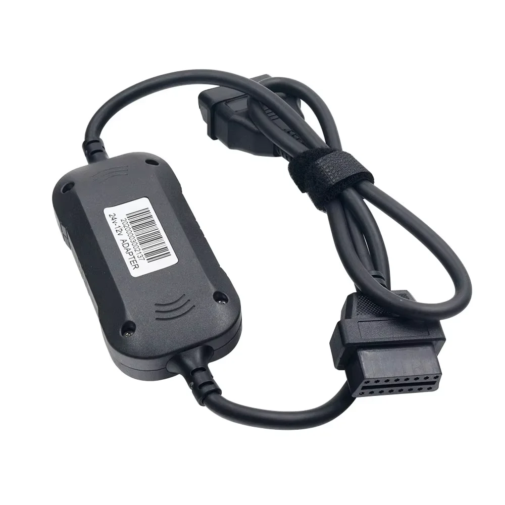 Professional 12V to 24V Heavy Duty Truck Diesel Adapter Cable For X431 Easydiag Golo Carcare 3 Truck Converter Diagnostic Tool