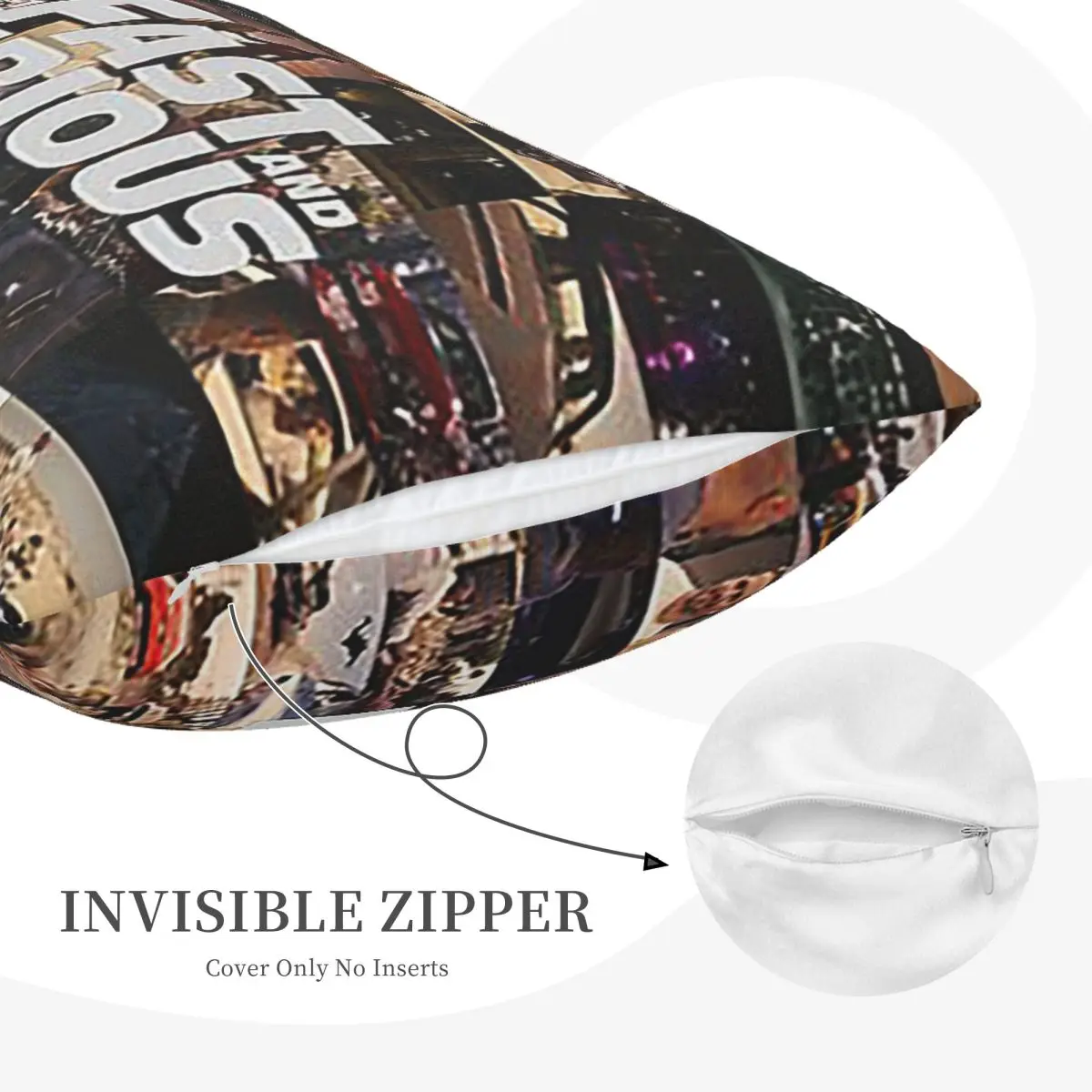 Fast And Furious Legends Tribute Rectangle Pillowcase Cushion Cover Decorative Bedroom Bed Home Comfort Throw Pillow