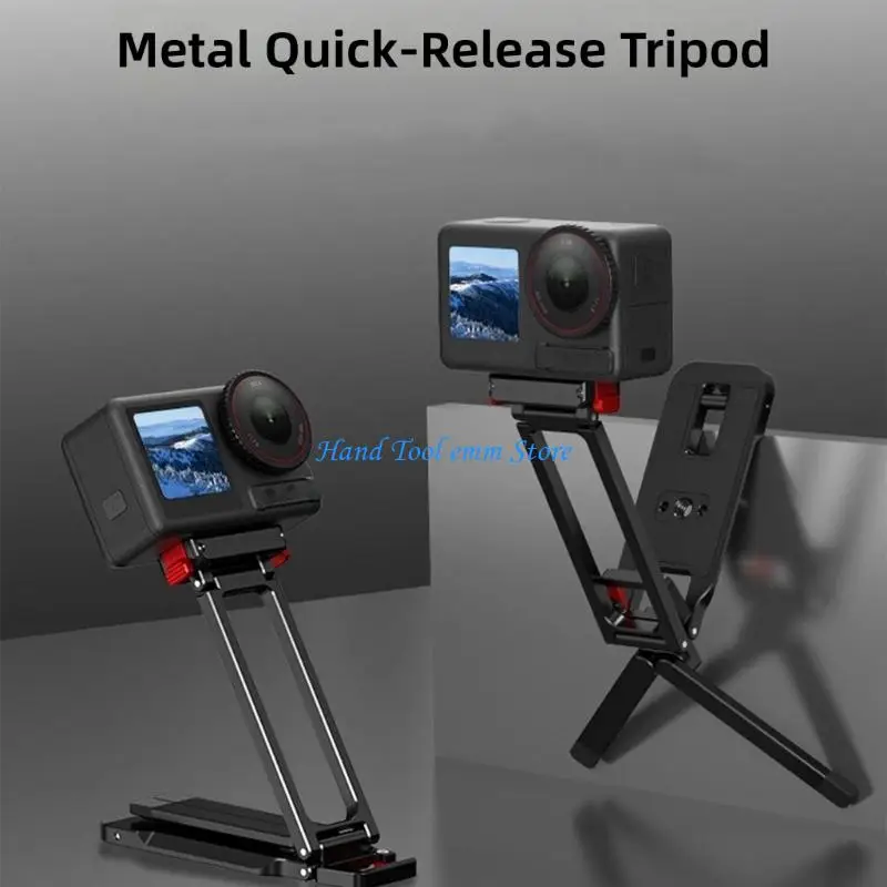 

H37F and Folding Tripod Holder Stand 180 Degree Rotating for ACTION 3 4